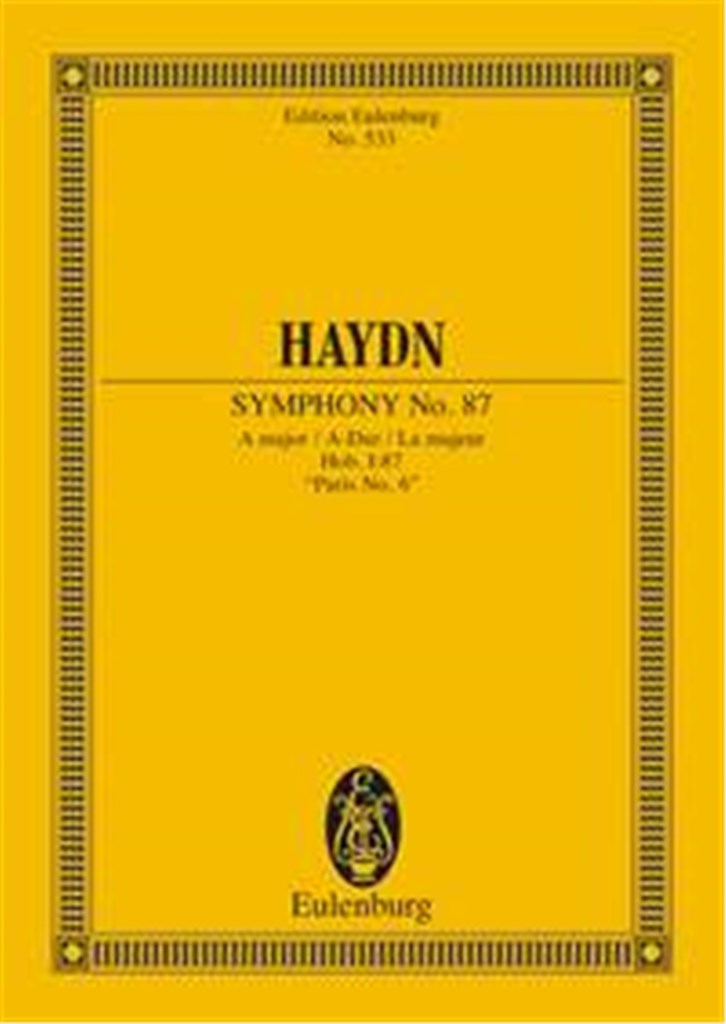 Sinfonia N. 87 La (Robbins Landon)